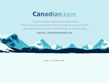 Tablet Screenshot of canadian.com